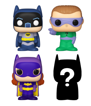 FUNKO Bitty POP - DC Comics Batman Adam West #4er Pack